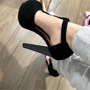 Sexy Black Women's Platform Heels